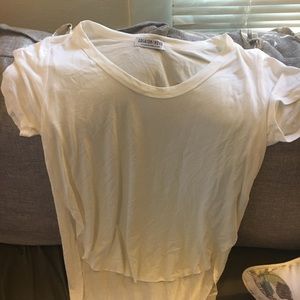White high/low Fashion Nova blouse! Brand new T.A